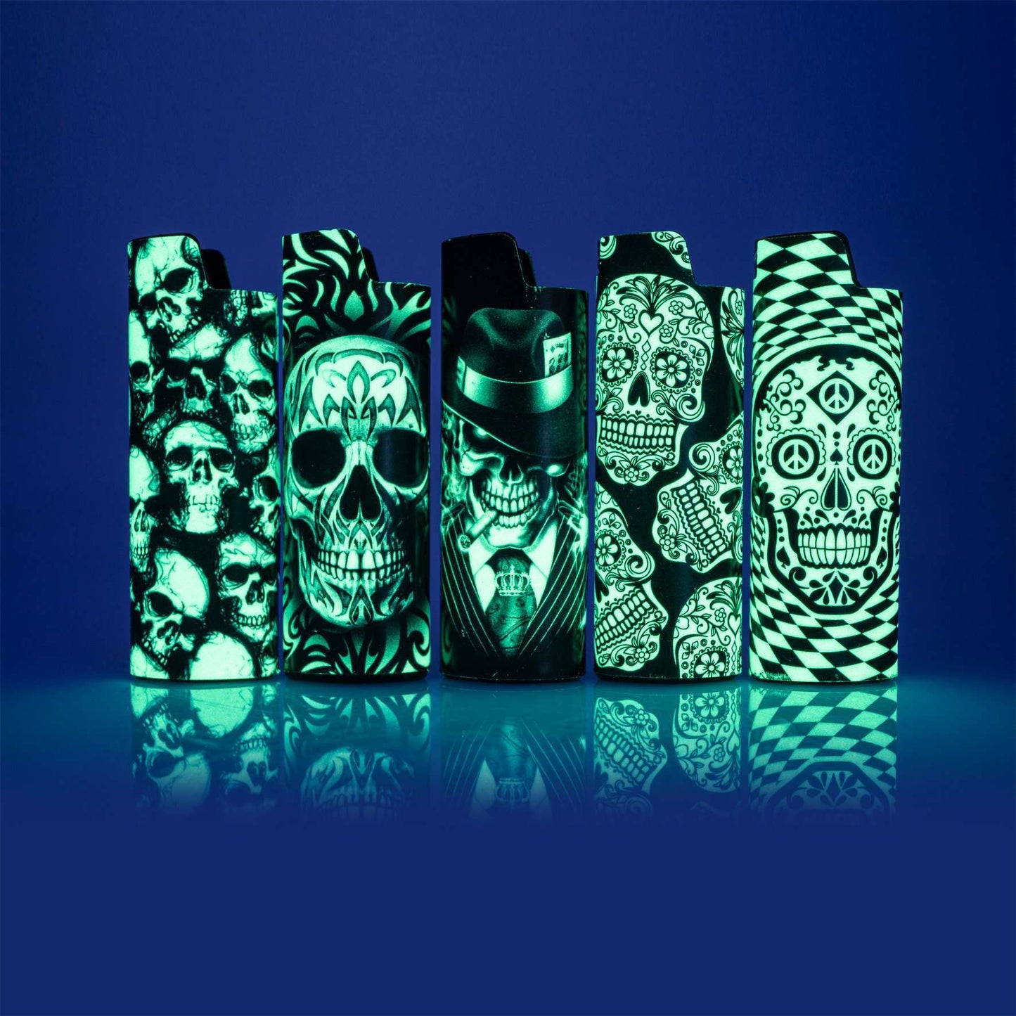 Smokezilla Glow/In/Dark Metal Lighter Case