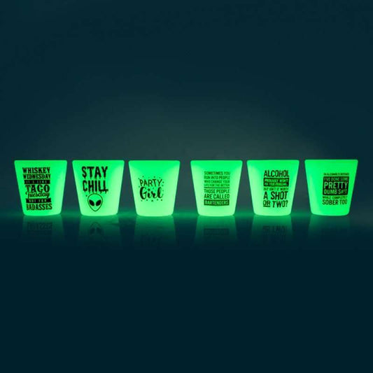 Shot Glass Glow In The Dark