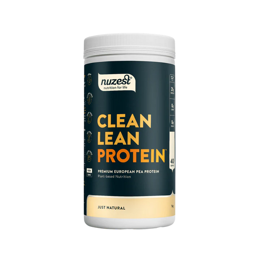 Nuzest Clean Lean Protein Natural 1kg (40 Servings)

Clean Lean Protein is powerfully plant-based and contains all nine essential amino acids. It's a natural source of iron and encourages recovery, vitality, muscle repair, and growth. From seed to tub, we use only the ingredients you need, and the cleanest processing required to bring them to you. Better for you. Better for the environment.
1st Stop, Marshall's Health Shop!
