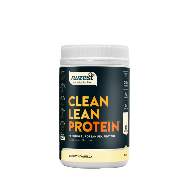 Nuzest Clean Lean Protein Smooth Vanilla

Clean Lean Protein is powerfully plant-based and contains all nine essential amino acids. It's a natural source of iron and encourages recovery, vitality, muscle repair, and growth. From seed to tub, we use only the ingredients you need, and the cleanest processing required to bring them to you. Better for you. Better for the environment.1st Stop, Marshall's Health Shop!