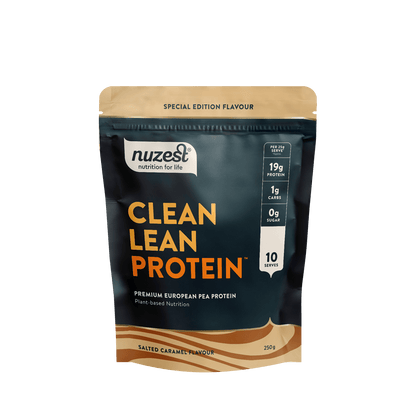 Nuzest Clean Lean Protein Salted Caramel 250g

Clean Lean Protein is powerfully plant-based and contains all nine essential amino acids. It's a natural source of iron and encourages recovery, vitality, muscle repair, and growth. From seed to tub, we use only the ingredients you need, and the cleanest processing required to bring them to you. Better for you. Better for the environment.

1st Stop, Marshall's Health Shop!