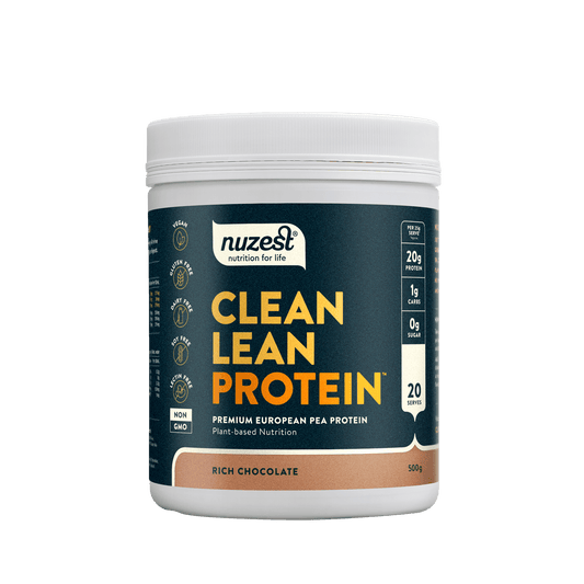 Nuzest Clean Lean Protein Chocolate

Clean Lean Protein is powerfully plant-based and contains all nine essential amino acids. It's a natural source of iron and encourages recovery, vitality, muscle repair, and growth. From seed to tub, we use only the ingredients you need, and the cleanest processing required to bring them to you. Better for you. Better for the environment.

1st Stop, Marshall's Health Shop!