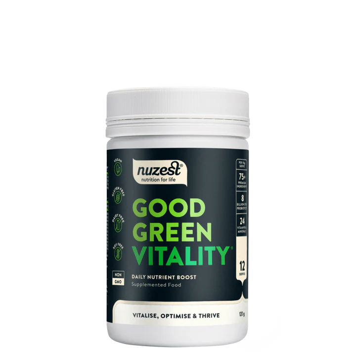 Nuzest Good Green Vitality
Powerful daily nutritional support for all areas of health. Good Green Vitality combines over 75 premium-quality ingredients, including essential vitamins, minerals, probiotics, adaptogens and plant-foods, all in one daily scoop. Formulated to help fill nutritional gaps while supporting energy, immunity, gut health, mood and stress.
1st Stop, Marshall's Health Shop!