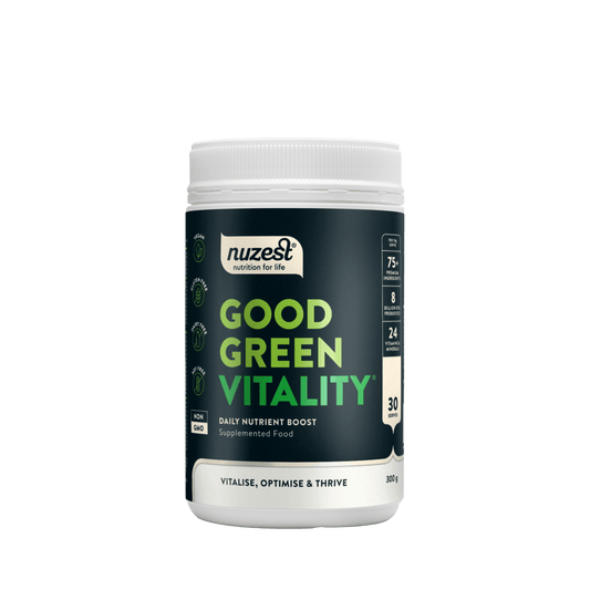 Nuzest Good Green Vitality
Powerful daily nutritional support for all areas of health. Good Green Vitality combines over 75 premium-quality ingredients, including essential vitamins, minerals, probiotics, adaptogens and plant-foods, all in one daily scoop. Formulated to help fill nutritional gaps while supporting energy, immunity, gut health, mood and stress.
1st Stop, Marshall's Health Shop!