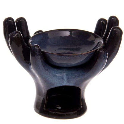 Open Hands Ceramic Oil Burner