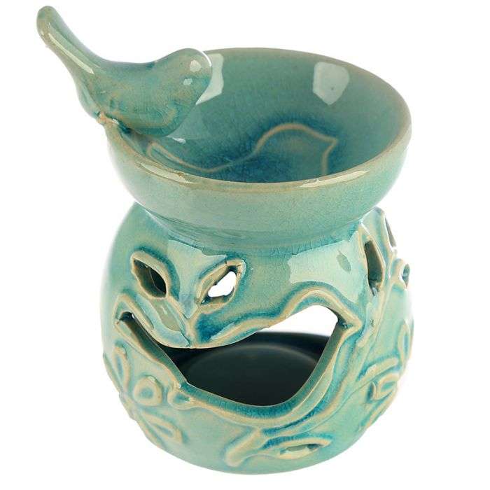 Eden Floral Bird Bath Ceramic Oil Burner