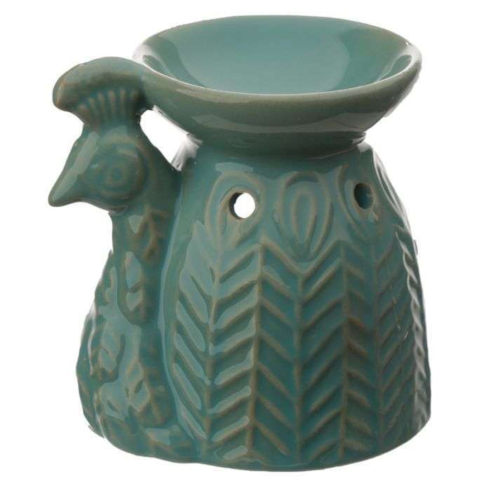 Eden Ceramic Peacock Oil Burner