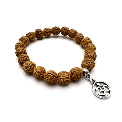 Bodhi Seed Bracelet with Ohm Charm