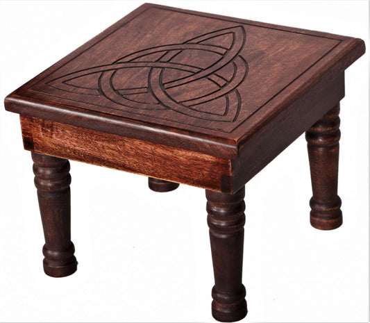 Altar Table Triquetra Dark Mango Wood