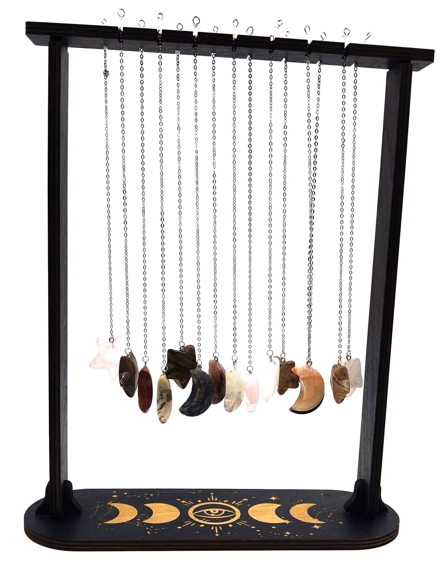 Magic Stone Pendulum - Moon & Star