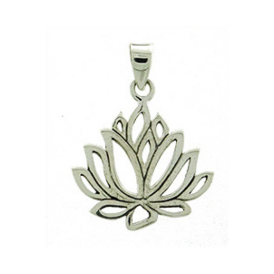 Coro Jewellery Pendant Lotus Flower Sterling Silver  SKU: PS25