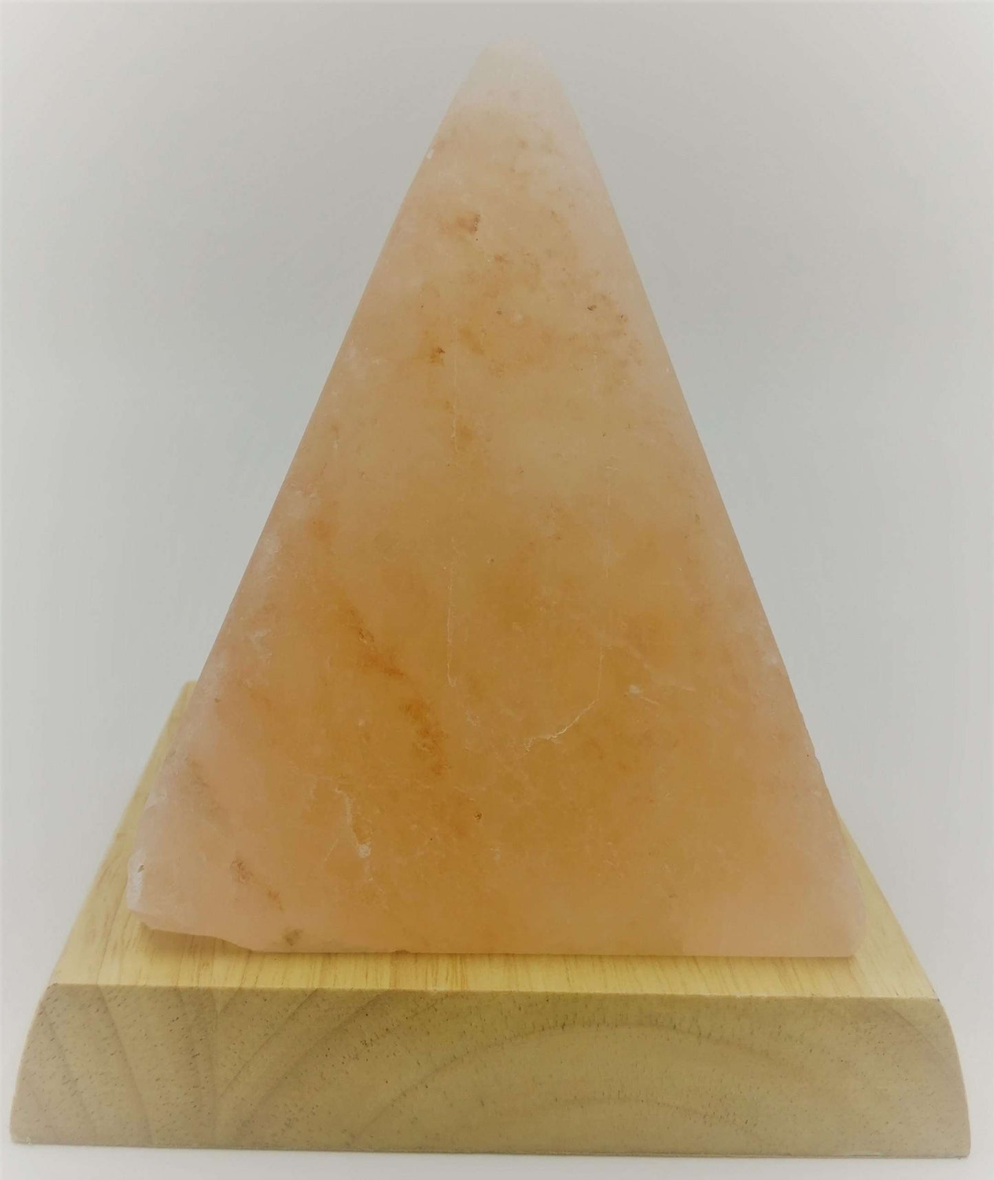 Salt Lamp Pyramid Orange