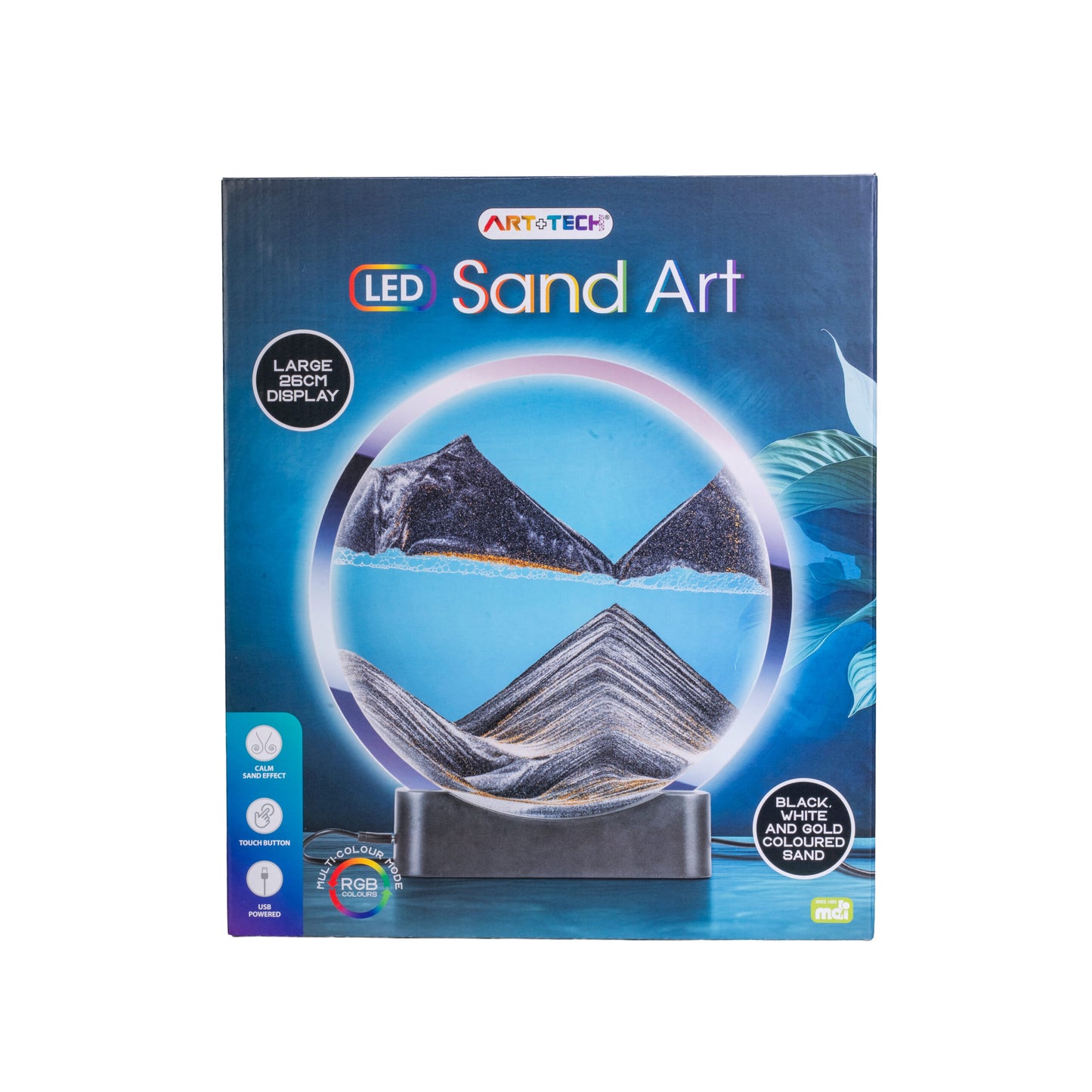 Large Black LED Sand Art