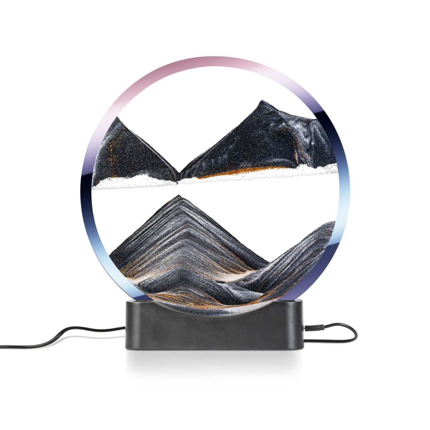 Large Black LED Sand Art