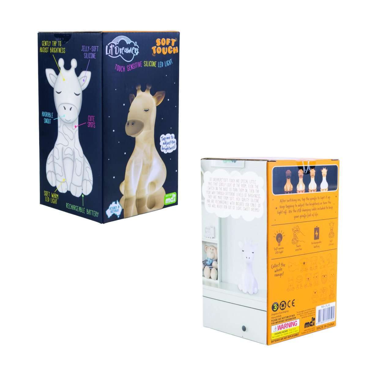 Lil Dreamers Giraffe Touch Led Light