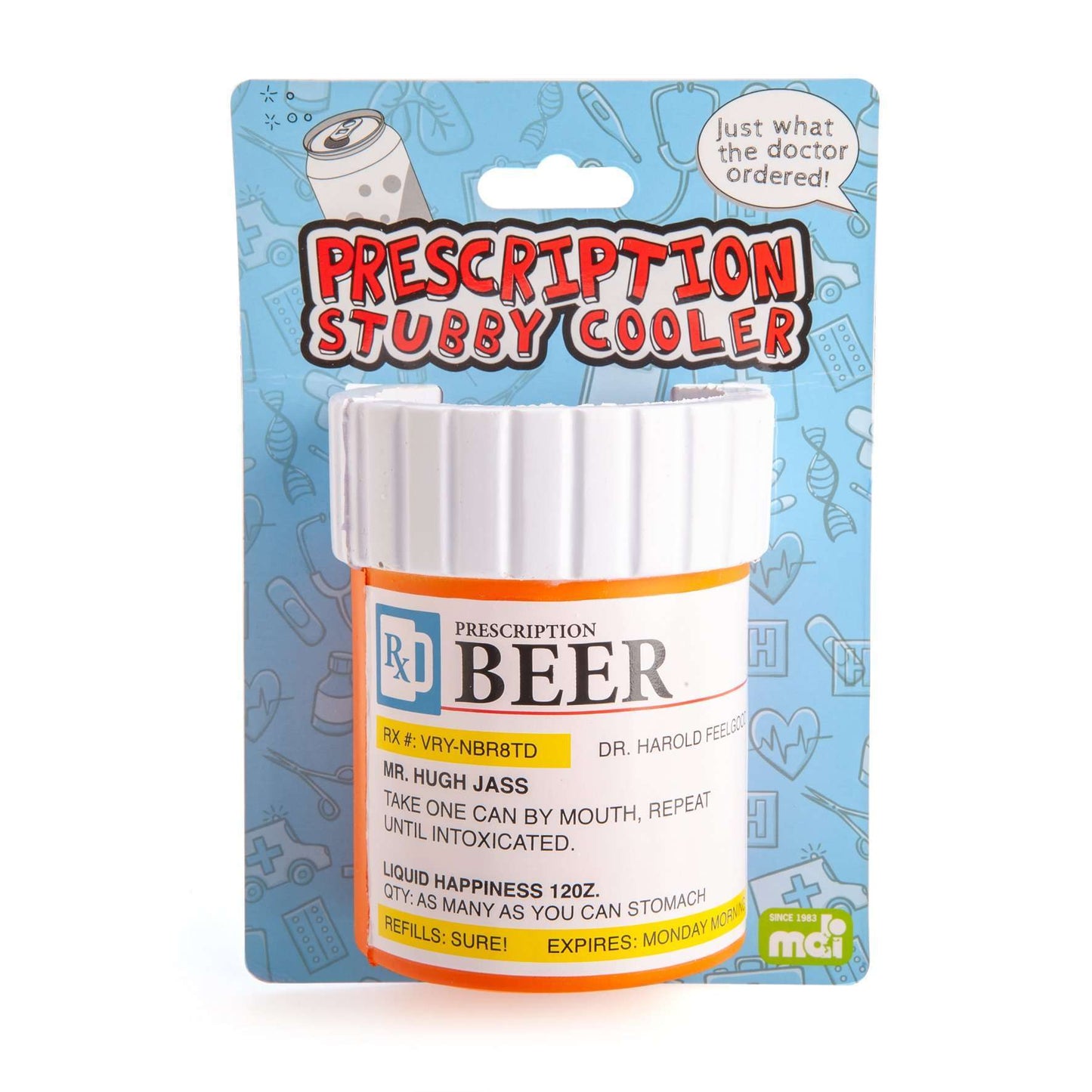 Prescription Beer Stubby Cooler