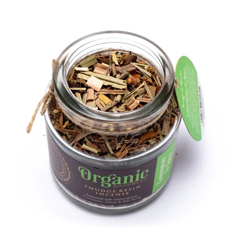 Organic Goodness Smudge Resin Lemongrass & Spice