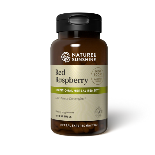 Natures Sunshine Red Raspberry 100 Capsules