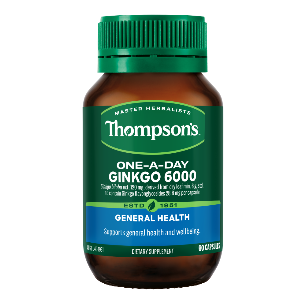 Thompson's One-A-Day Ginkgo 6000 60 Capsules