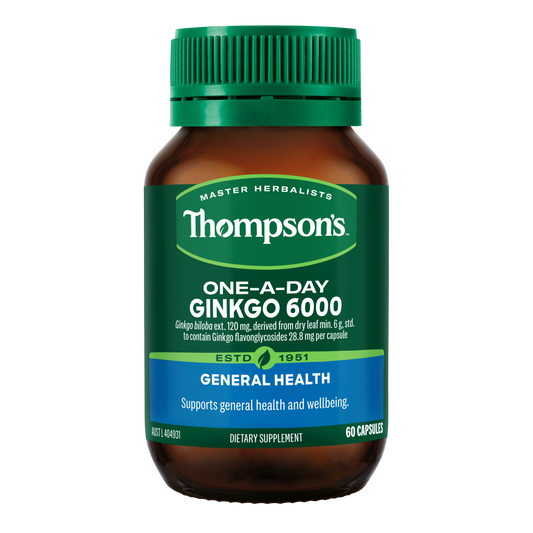 Thompson's One-A-Day Ginkgo 6000 60 Capsules