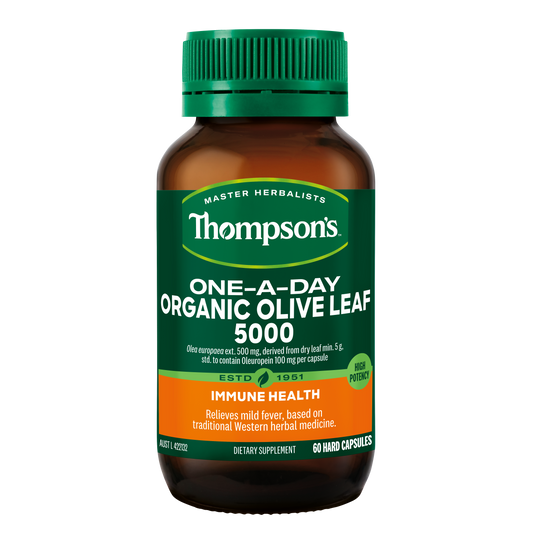Thompson's One-A-Day Organic Olive Leaf 5000 60 Capsules