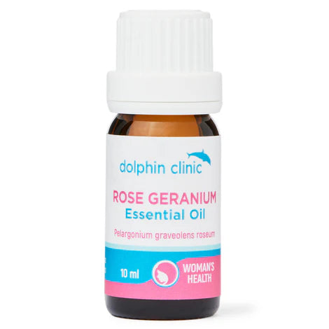 Dolphin Clinic Rose Geranium Pure Essential Oil 10ml