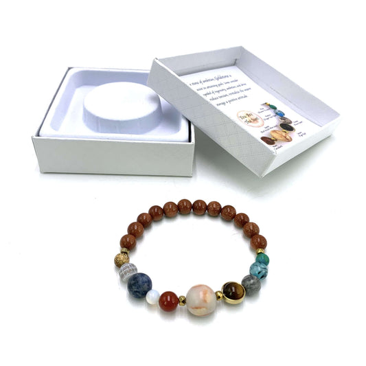 Goldstone Solar System Bracelet