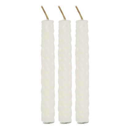 White Beeswax Spell Candles (6)