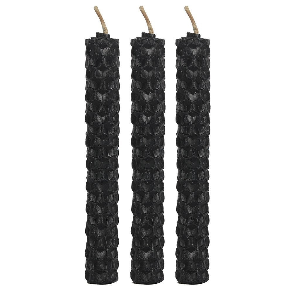 Beeswax Spell Candles Black