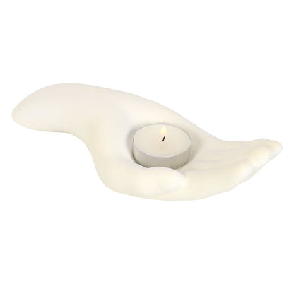 Open Hands Tealight Holder