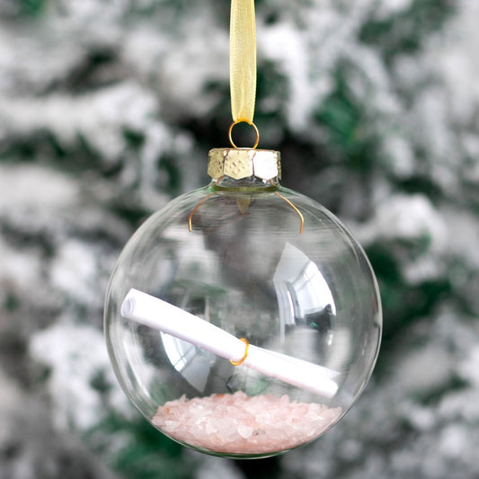 Rose Quartz Manifestation Glass Christmas Kit