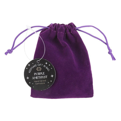 Amethyst Crystal Christmas Tree in a Bag