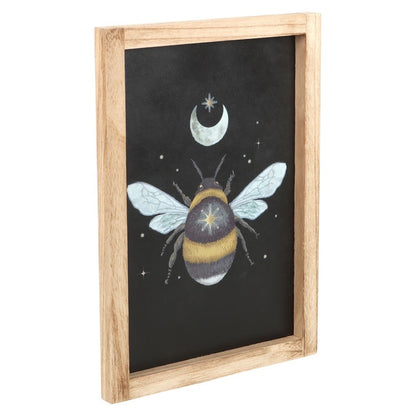 Wall Art Forest Bee Wooden Framed