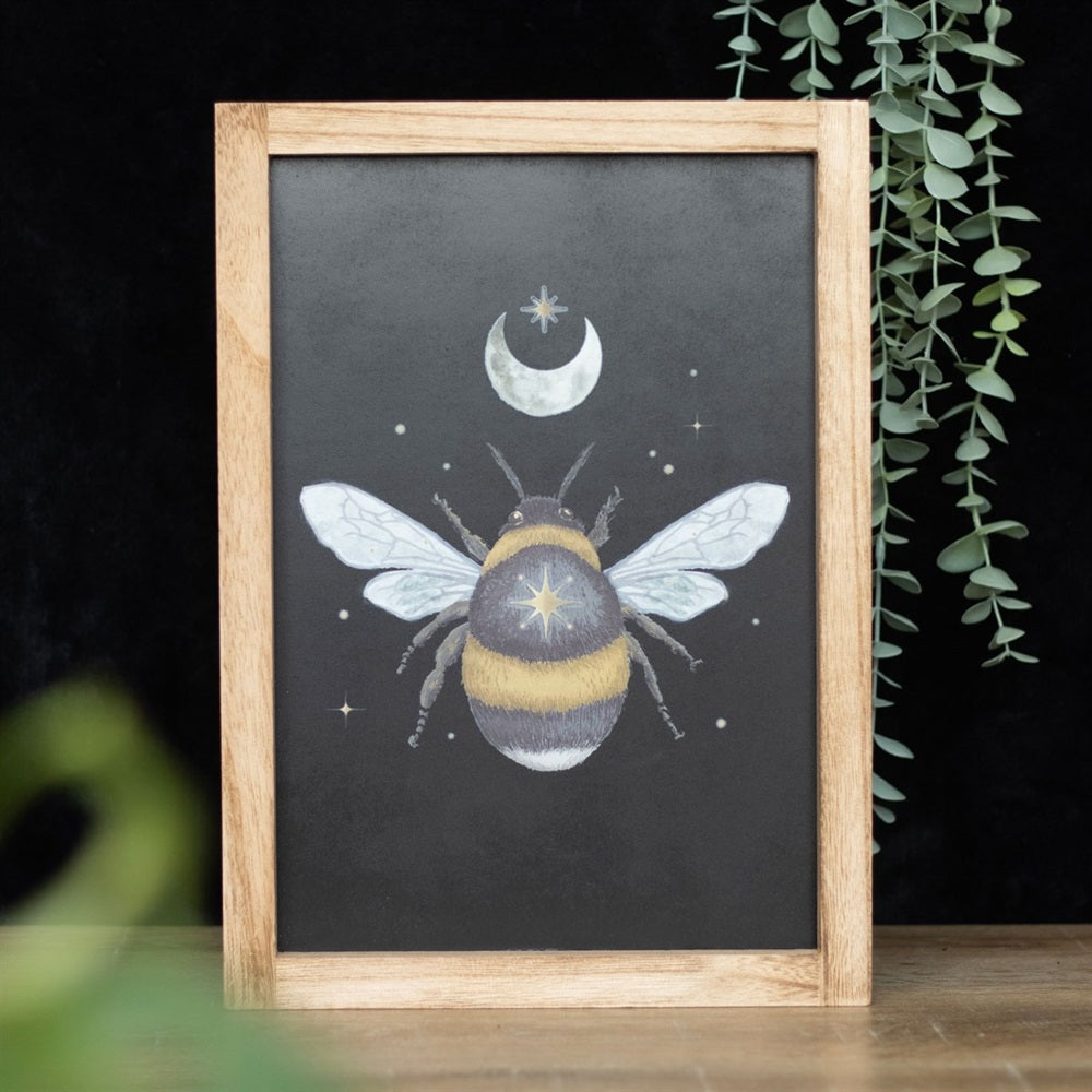 Wall Art Forest Bee Wooden Framed