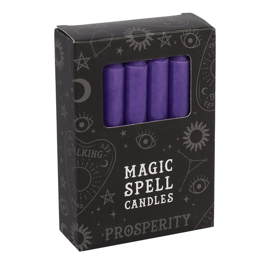 Magic Spell Candles Purple "Prosperity"