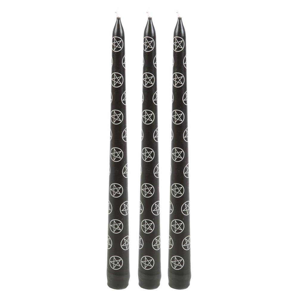 Pentagram Taper Dinner Candles