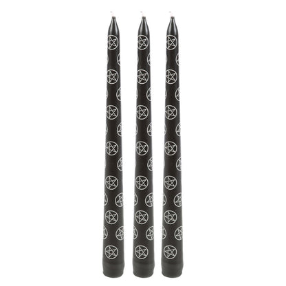 Pentagram Taper Dinner Candles