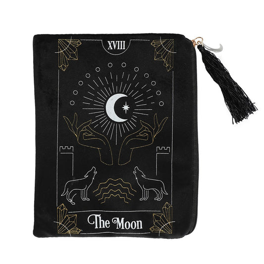 Moon Tarot Card Zippered Bag