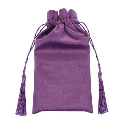 Purple Tarot Hands Drawstring Pouch