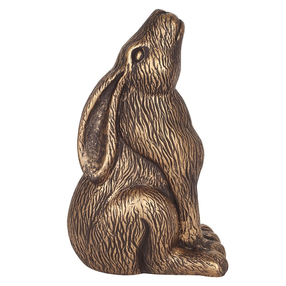 Bronze Garden Moon Gazing Hare