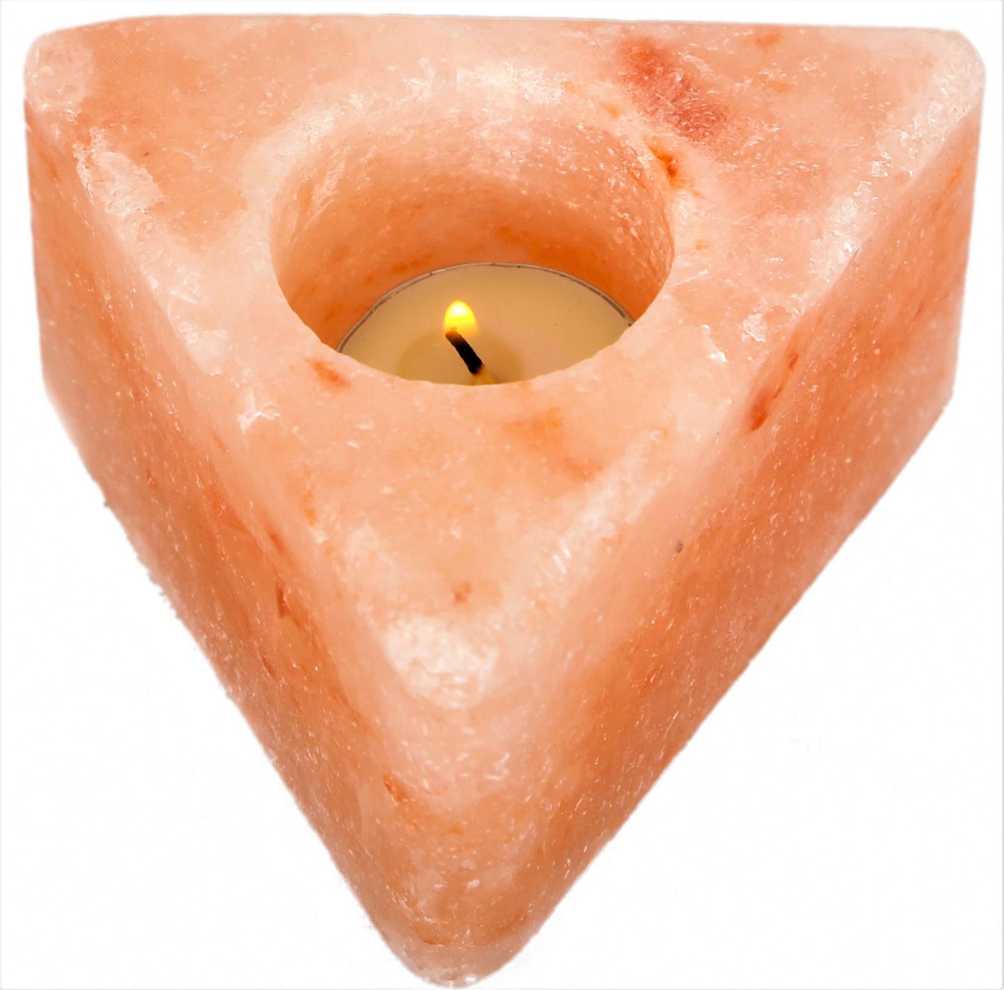 Himalayan Salt Triangle Shaped - T Light Candle