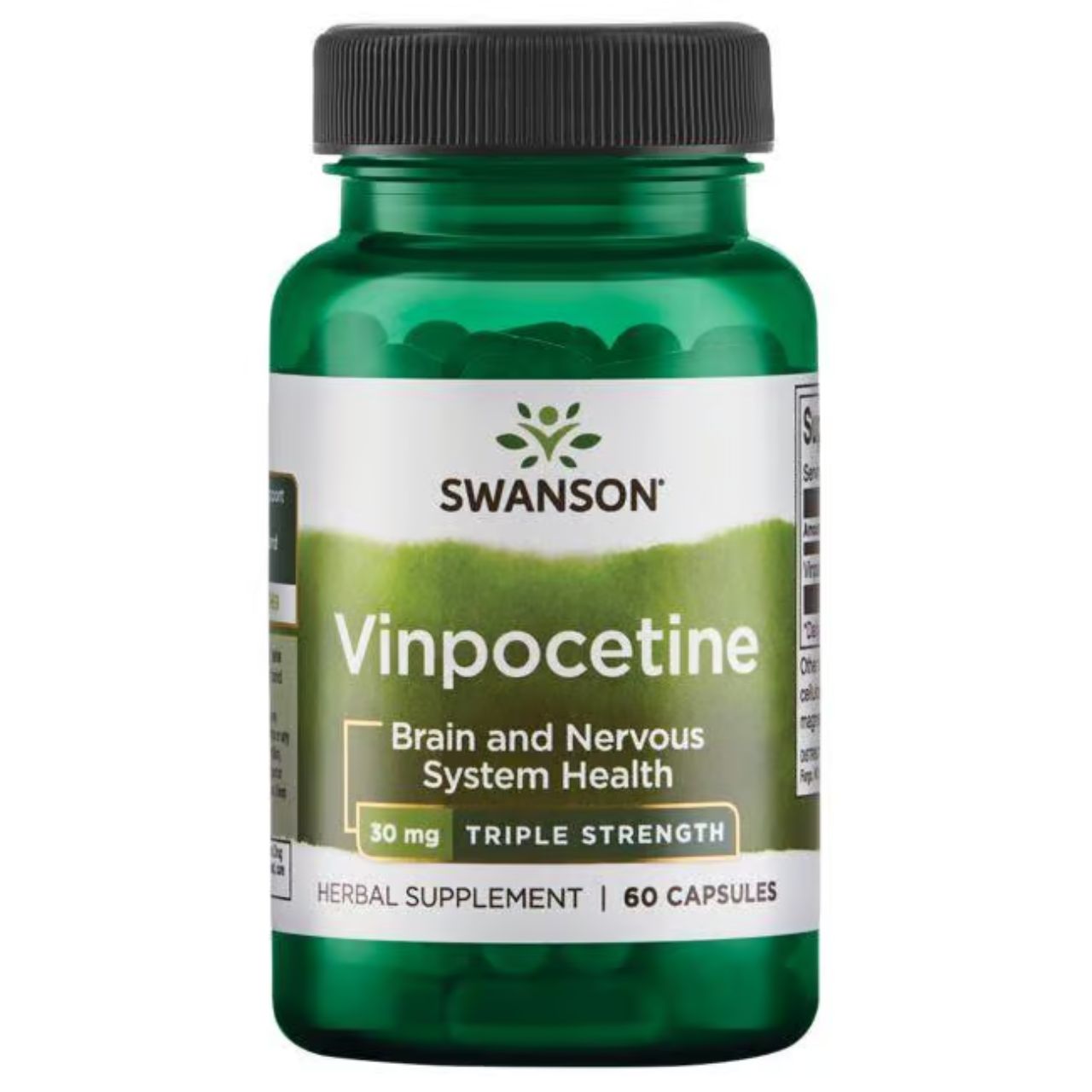 Swanson Vinpocetine Triple Strength 30mg 60 Capsules