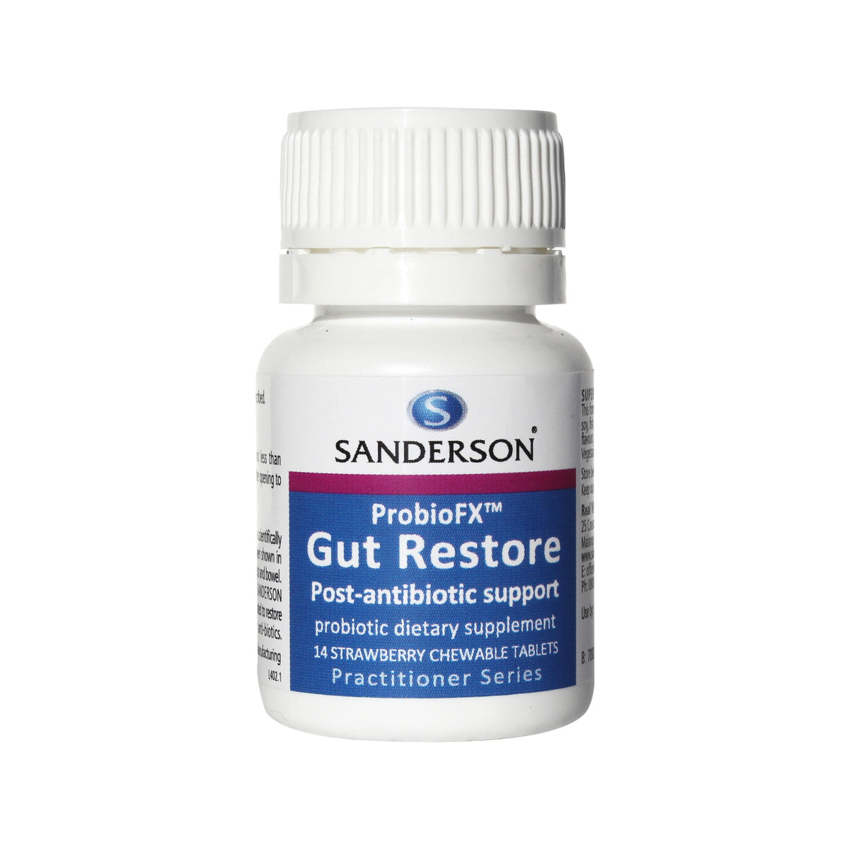 SANDERSON Gut Restore Chewable Tablets