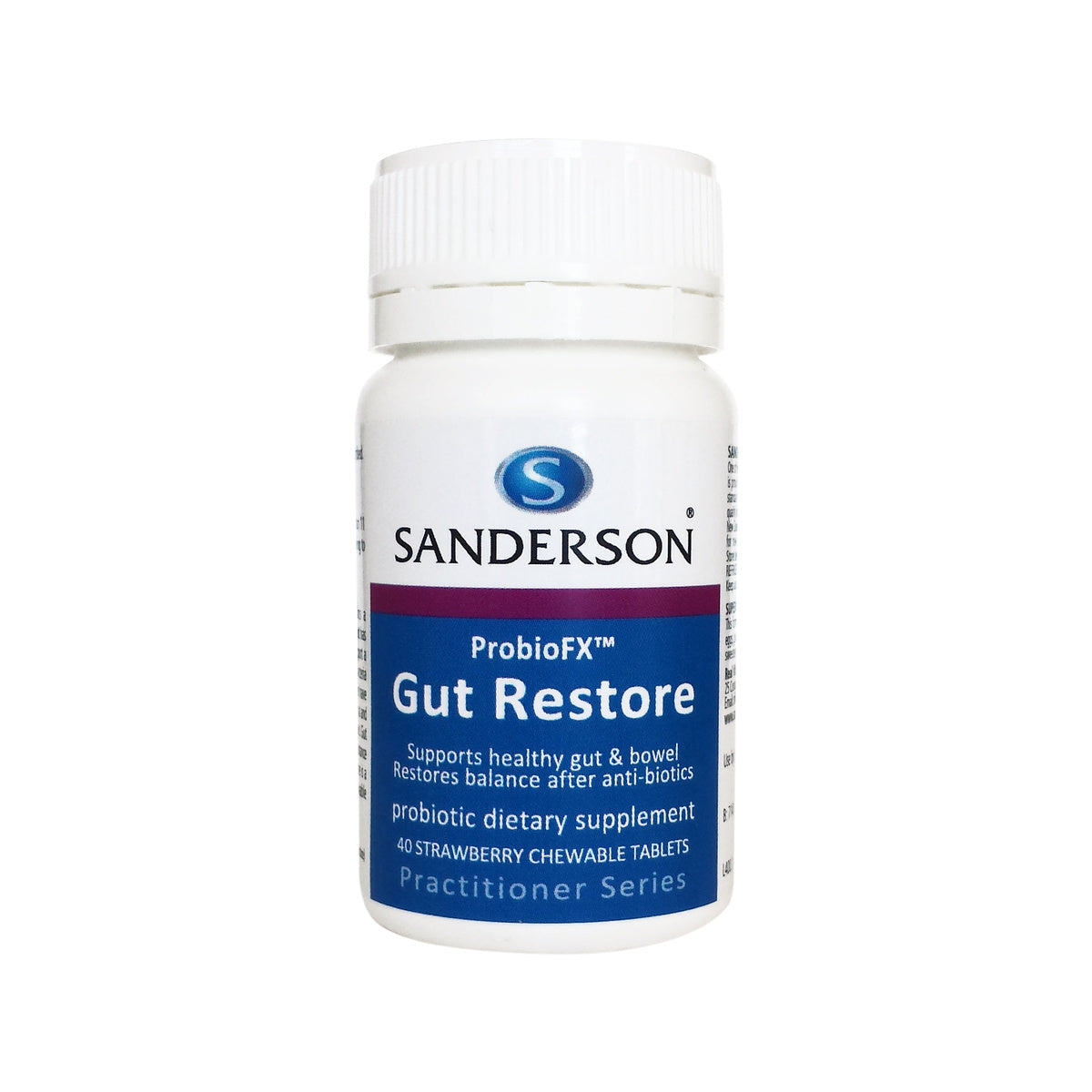 SANDERSON Gut Restore Chewable Tablets