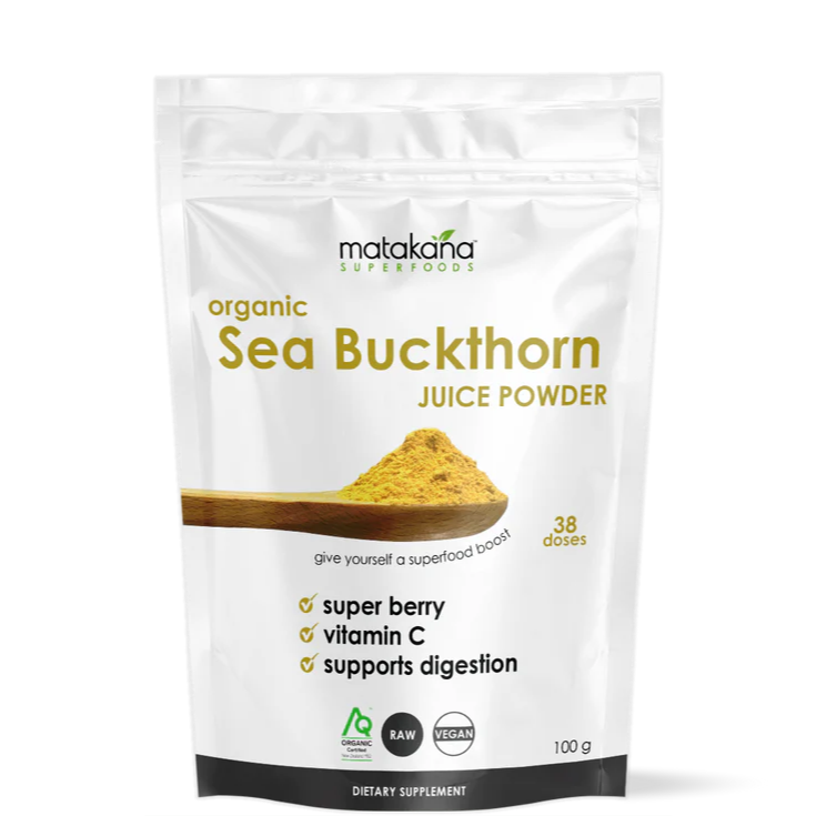 Matakana Organic Sea Buckthorn Juice Powder 100g