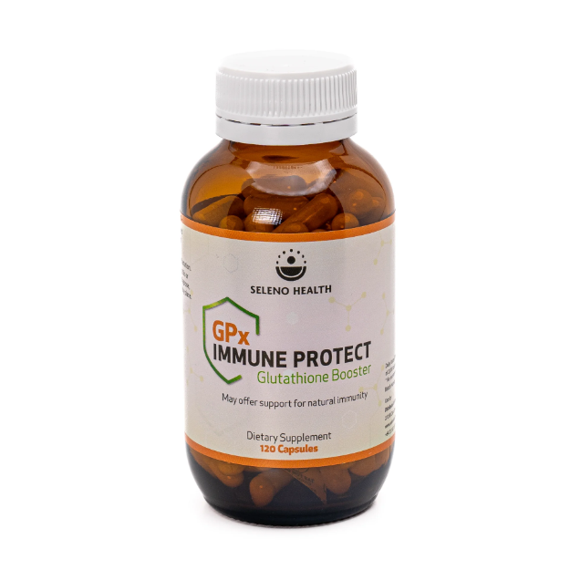 Seleno GPX Immune Protect®120 Caps The ultimate supplement for specific immune protection. Ideal for chronic inflammation, infection prevention and recovery. 