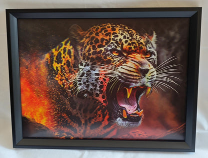 3D Art Leopard 30x40CM