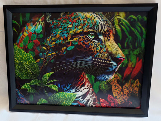 3D Art Polka Dotted Panther 30x40CM
