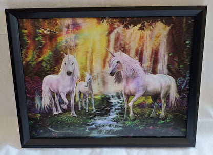 3D Art Unicorns 30x40CM