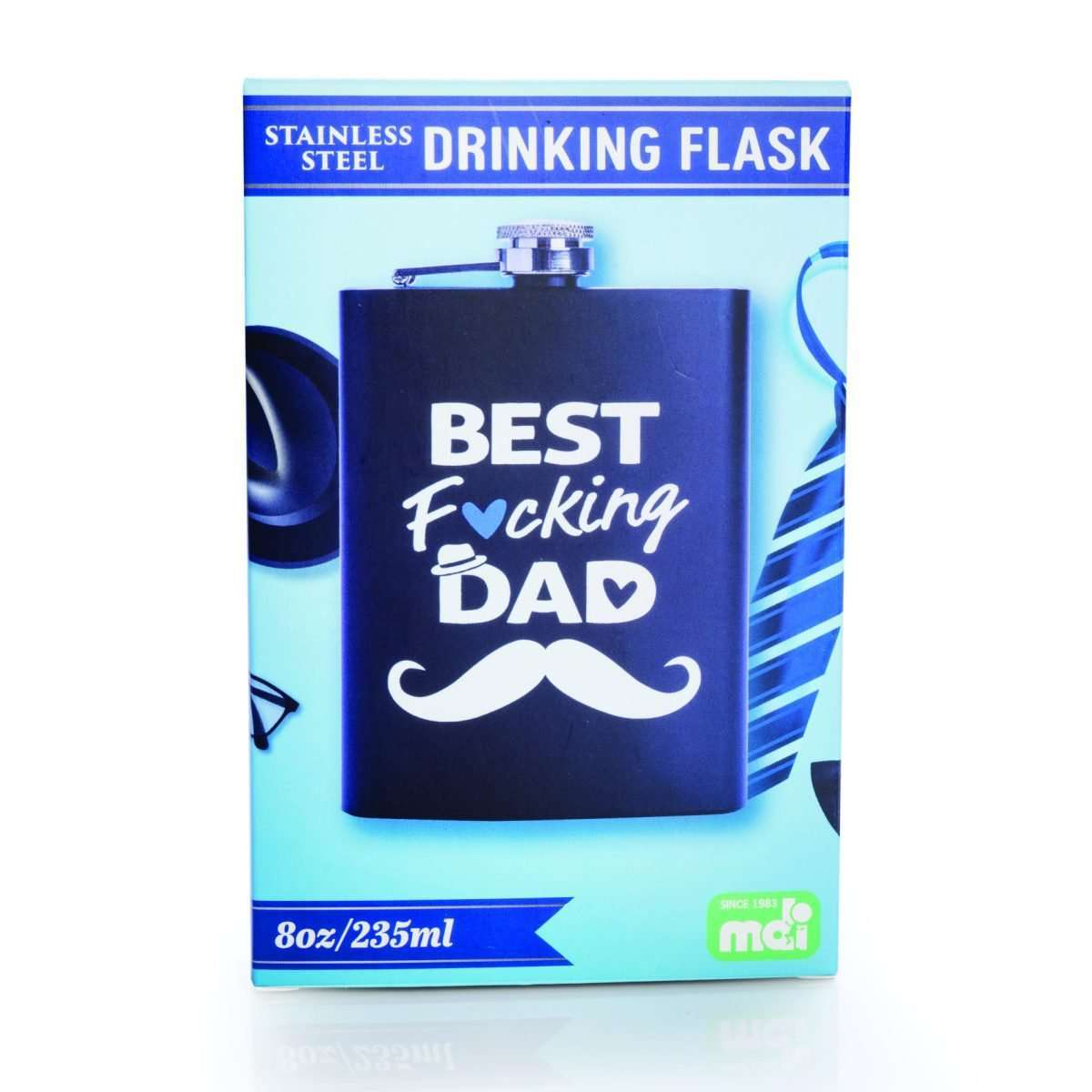 Best Dad Metal Flask